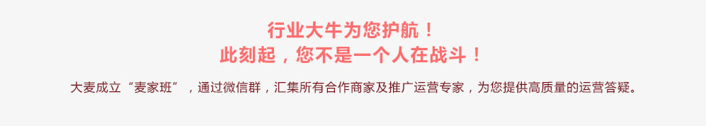 广州大麦直通车代运营托管服务